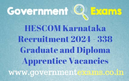 HESCOM Apprentice Training Recruitment 2024