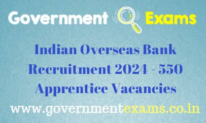 IOB Apprentice Recruitment 2024